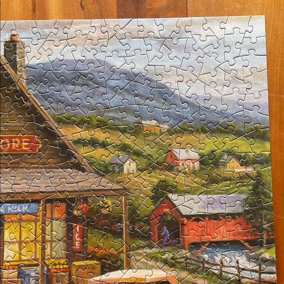 Spilsbury 500-Piece Puzzle - Laura’s General Store with Classic Yellow Car - Picture 8 of 10
